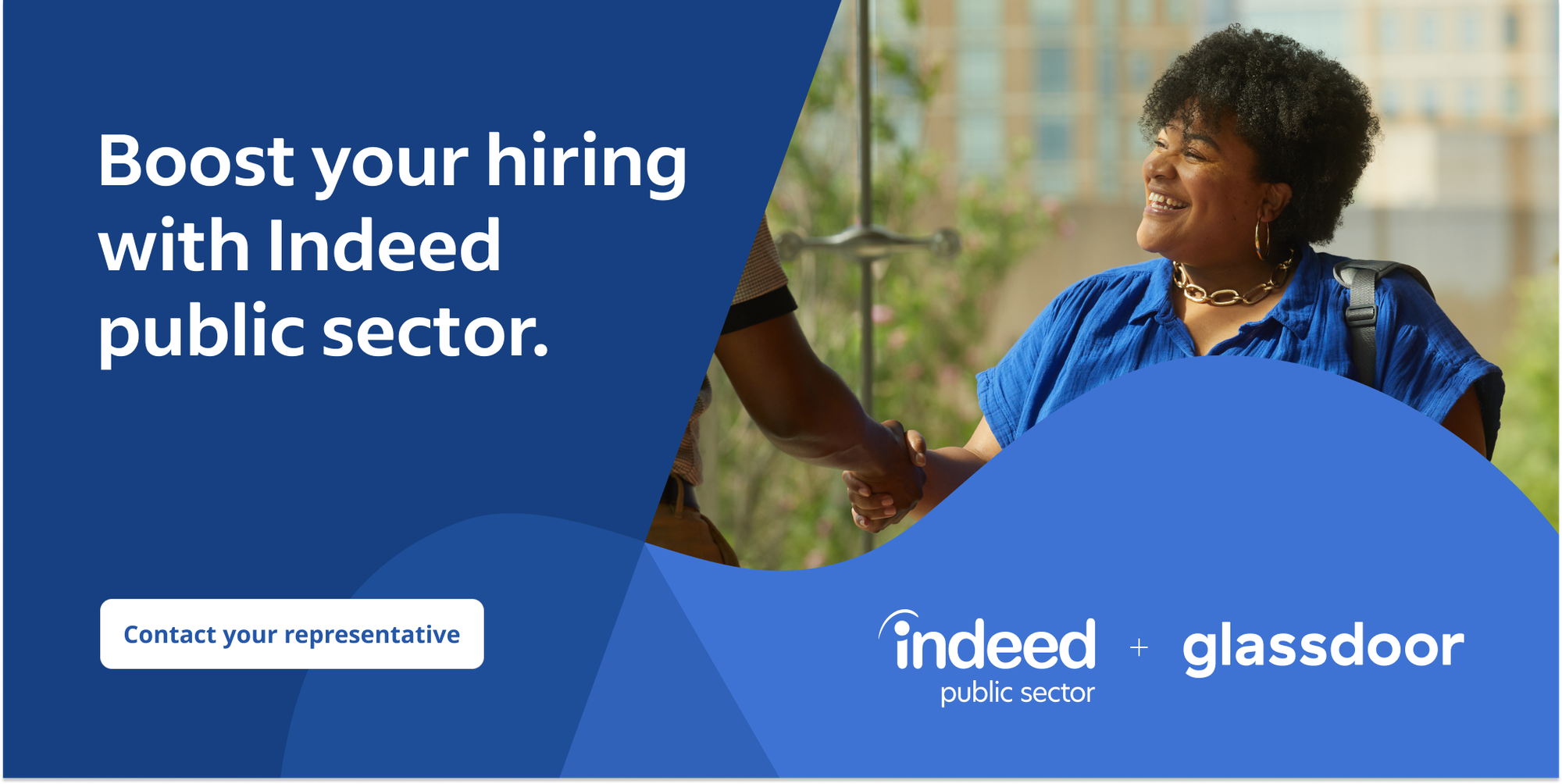 Boost your hiring with Indeed public sector web banner