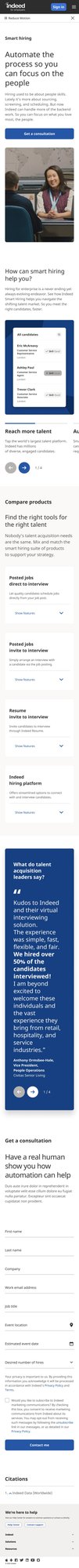 Recruitment Automation Mobile Design LP