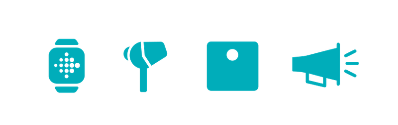 Fitbit LAUNCH PARTY INVITE ICONS