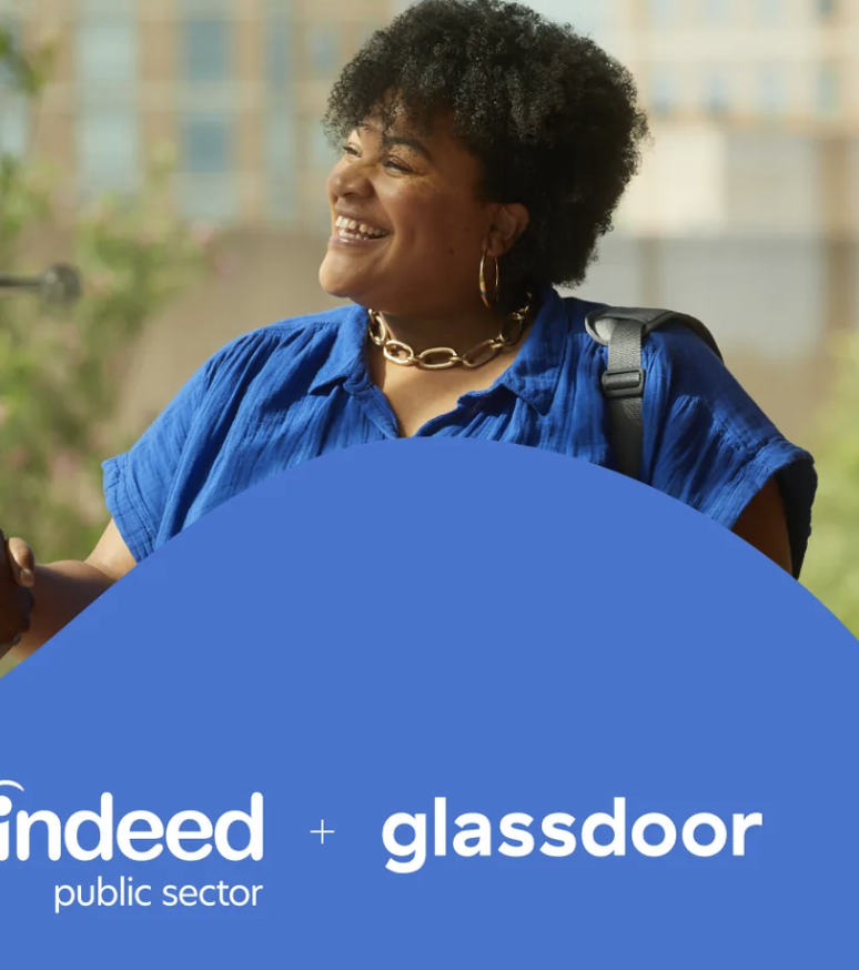 Indeed and Glassdoor public sector campaign graphic